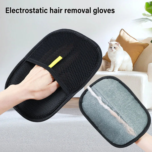 Gants de toilettage anti poil